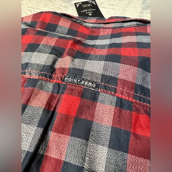 NWT Point Zero Black Label Men’s Button Down Shirt XL - Picture 10 of 10